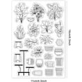 thumbnail image 6 of 1sheet Plant Clear Stamps for DIY Scrapbooking Decor Potted Leaves Cactus Spring Transparent Silicone Stamps, 6 of 7