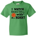 thumbnail image 3 of Inktastic I Watch Basketball with Mommy Youth T-Shirt, 3 of 5