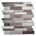 thumbnail image 1 of Daboolka Efecto 3D Mosaico Impermeable Autoadhesivo Etiqueta de la pared Dormitorio Sala de estar Calcomanía (Color oscuro), 1 of 8
