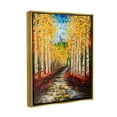 thumbnail image 3 of Stupell Industries Modern Birch Grove Painting Nature Painting Gold Floater Framed Art Print Wall Art, 25 x 31, 3 of 9