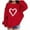 Red-c, variant on Hoodies for Teen Girls Boys Valentines Sweatshirt Kids Oversized Long Sleeve Pullover Shirt Trendy Preppy Clothes Girl's Solid Long Sleeve Red 6-7Y