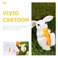 thumbnail image 2 of 20pcs Cartoon Miniature Rabbit Figurines Resin DIY Bunny Decorations for Lawn Landscape, 2 of 8
