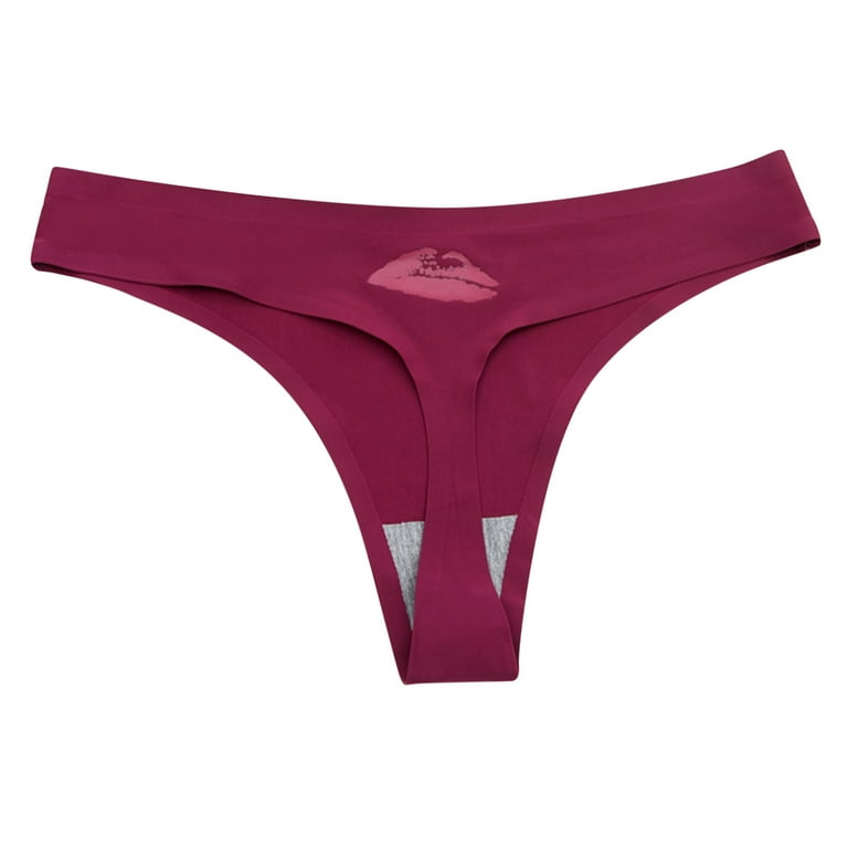 HUPOM Pregnancy Underwear For Women Girls Panties Period Leisure Tie Drop  Waist Pink L 