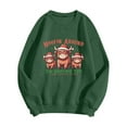 thumbnail image 3 of Christmas Sweatshirts for Women 2025 Have Yourself A Mooey Little Christmas Highland Cow Graphic Sweatshirt Pullover Tops, 3 of 5