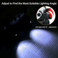 thumbnail image 5 of Lupa de montaje en cabeza, lupa manos libres con 2 luces LED, lupa recargable 10X/15X/20X/25X, perfecta para trabajo cercano, lupa de joyería, reparación de relojes y electrónica, 5 of 5