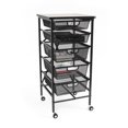 thumbnail image 2 of Origami Table de Cuisine à 5 Tiroirs en Acier Pliable Black, 2 of 9