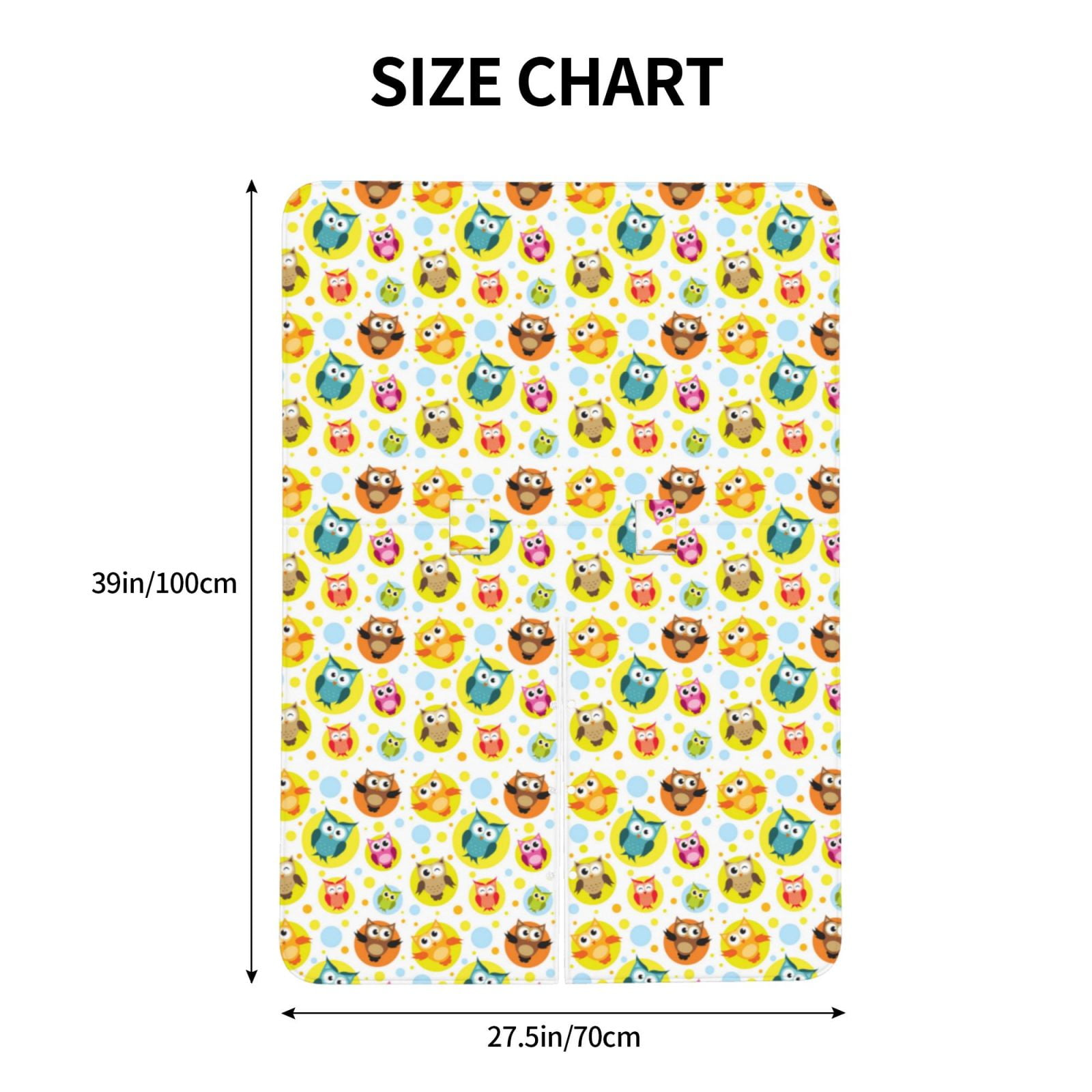 Naloa Colorful Owls 1 Baby Car Seat Cover, Breathable Baby Carrier Cover, Multiuse Baby Carrier Cover & Nursing Breastfeeding Cover