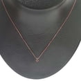 thumbnail image 4 of AoneJewelry 1 Carat Heart-Shaped Black Diamond Pendant in 10k Rose White & Yellow Gold, 4 of 4