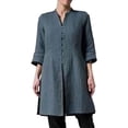 thumbnail image 1 of Hauts d'Été pour Femmes, 2024 Cardigans d'Entraînement Grande Taille Chic Décontracté Cardigan en Coton et Lin pour Femmes Mi-Long Mince Mince Taille Mince Manche Mince Chemise Cardigan Gris, 1 of 5