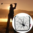 thumbnail image 1 of Cubierta de cabeza de putter de mazo de golf de cuero PU impermeable / Protector de cabeza de eje de talón de golf Accesorios de equipo para hombres y Araña Blanca Baoblaze Cubierta de la cabeza del putter de golf, 1 of 8
