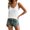 White, variant on Women's Sleeveless Knit Beach Top Casual Solid Color Camisole Tank Top Lightweight Breathable Summer Vacation Beachwear Swim Cover Up Top, Black Size L