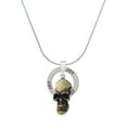 thumbnail image 1 of Delight Jewelry Resin Skull Joy Ring Charm Necklace, 18", 1 of 4
