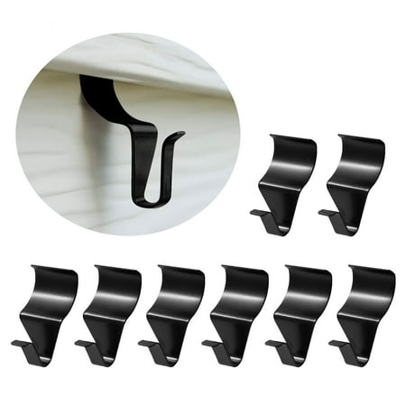 

Siding Hooks for Hanging Wreaths and Outdoor Decorations - Heavy-Duty Large S Hooks for Siding Clips Ideal for Seasonal Decor Garden Tools and More - Easy Installation Rust-Resistant