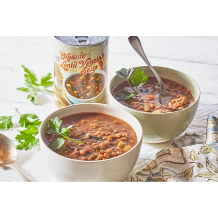 Tjs Organic Lentil Vegetable Soup 15 Oz