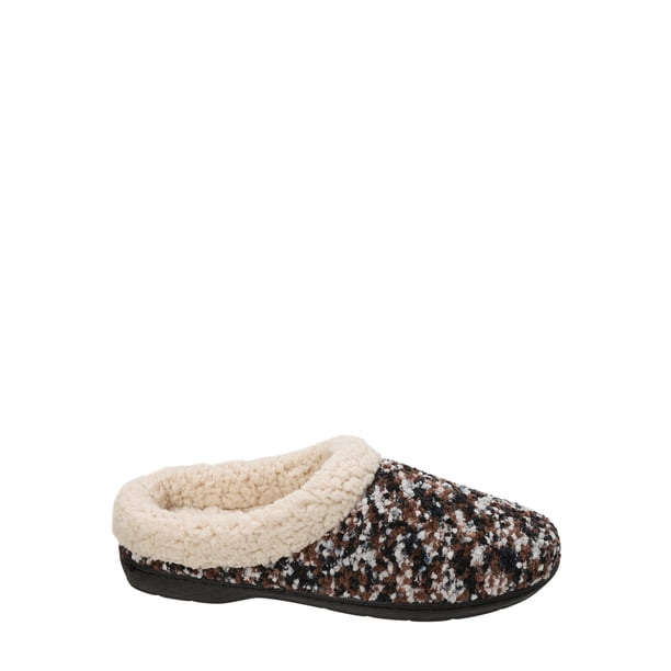 faux shearling clog slippers