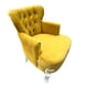thumbnail image 2 of Sillón Vintage Individual MARDAM Terciopelo mostaza, 2 of 3
