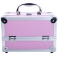 thumbnail image 2 of Ktaxon Profassional Makeup Train Case Aluminum Jewelry Storage Box Cosmetic Organizer, 2 of 8