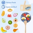 thumbnail image 4 of Juguete de alimentación de madera XPIY para cortar frutas y verduras para niños pequeños, 4 of 6