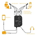 thumbnail image 2 of Amplificador de micrófono CoMica LINKFLEX AD3 Dos canales XLR / 3.5mm / 6.35mm-3.5mm Mezclador / Adaptador / Interfaz de preamplificador de audio para cámaras DSLR y teléfonos inteligentes de 3.5mm, 2 of 7