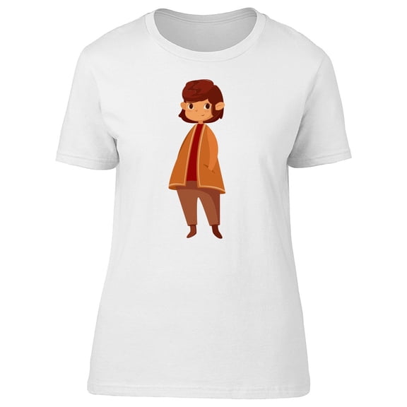 Sweet Girl Cartoon, Cute Tee Women's -Image by Shutterstock