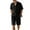Black, variant on Mlqidk Men Linen Sets Outfits 2 Piece Beach Casual Short Sleeve Button Down Shirts Fashion Shorts Sets Summer Outfits Black S