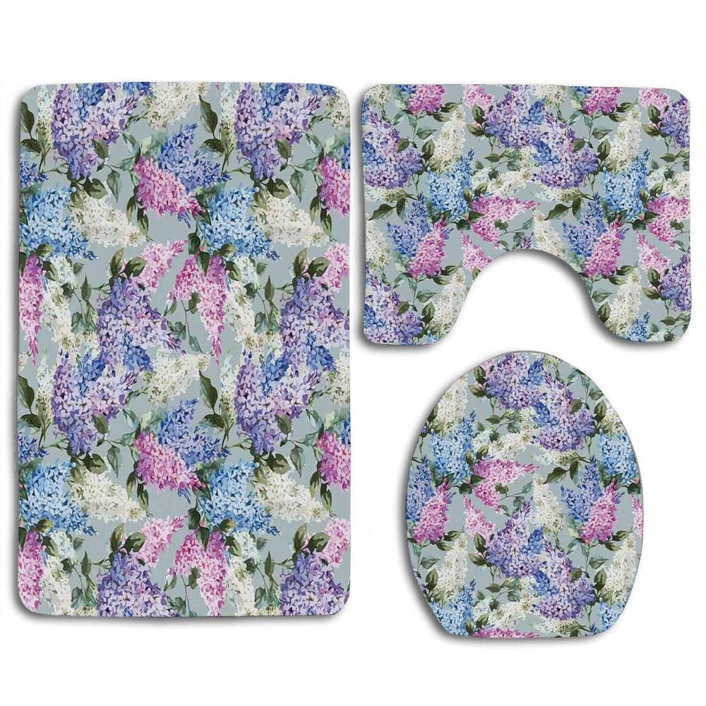 GOHAO Mauve Various Mix Hyacinth Garden Flowers and Leaf Branches