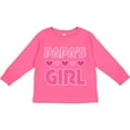 thumbnail image 3 of Inktastic Papas Girl Granddaughter Girls Long Sleeve Toddler T-Shirt, 3 of 5