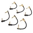 thumbnail image 1 of Guitar Effect Pedal Cable Right Angle Pedal Board Cables Guitar Accessories for Microphone Amplifier, 1 of 7