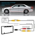thumbnail image 5 of US License Plate Metal Frame Rear View Backup Camera CMOS HD LED Night Vision, 5 of 12
