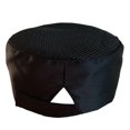 thumbnail image 4 of YAOBAMM Hat Chef Hat Breathable Mesh Flat Dome Adjustable Fastener Japanese Korean Food Waiter Working Hat, 4 of 6