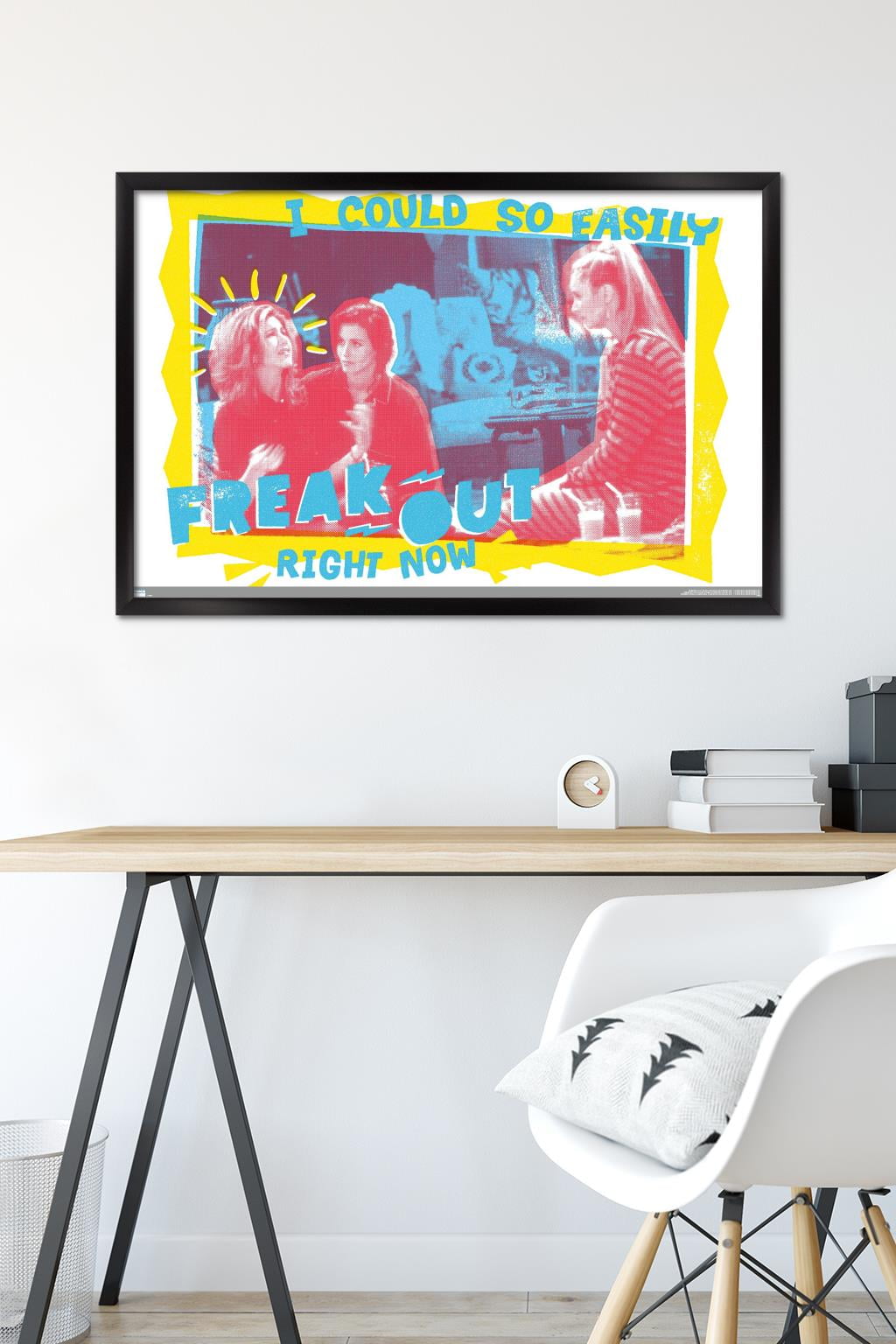 Friends - Freak Out Wall Poster, 22.375" x 34" Framed
