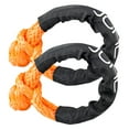 thumbnail image 1 of JCHL Soft Shackle Synthetic Road Recovery Rope 1/2' X 23 Inch 56000LBS Breaking Strength Tow Shackles for Sailing SUV Off Road Towing ATV Recovery 2 Pack, 1 of 9