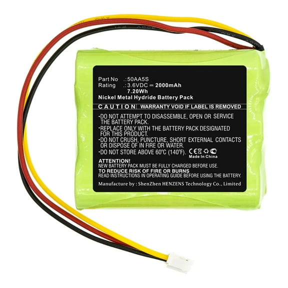 Batteries N Accessories BNA-WB-H13789 Speaker Battery - Ni-MH, 3.6V, 2000mAh, Ultra High Capacity - Replacement for Toniebox 50AA5S Battery