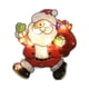 thumbnail image 2 of Fiudx Guirnalda de Luces Navideñas, Diseño Led de Papá Noel y Muñeco de Nieve, Luz Blanca Cálida, Modo Fijo o Intermitente, Decoración para Exteriores E Interiores, Decoración para Fiestas, Funciona, 2 of 3