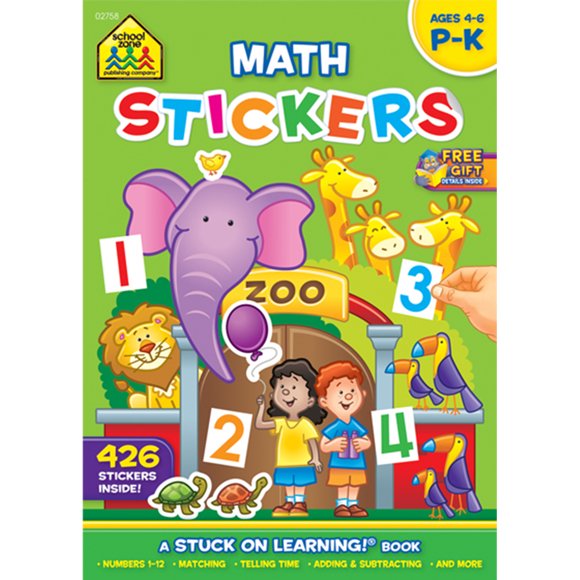 Sticker Workbook-Math Readiness - Grades P-K
