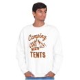 thumbnail image 5 of Camping Its In Tents Funny Outdoors Sweatshirt for Men or Women Brisco Brands X, 5 of 6