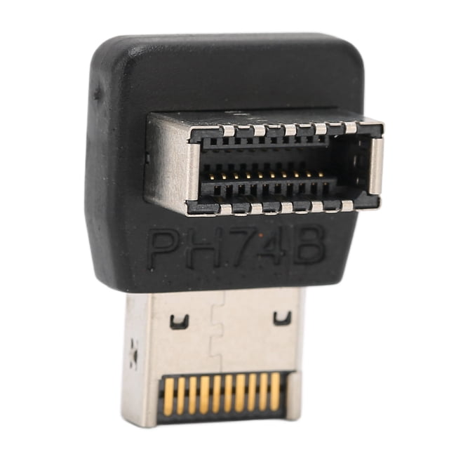 USB3.1 TYPE - E Adapter 90 Degree Steering Elbow Stable Connection Easy to Install Suitable for Computer Motherboard