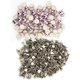 thumbnail image 1 of 100 piezas de remaches de perlas semicirculares para accesorios de decoración de bricolaje para bolsos de ropa (morado), 1 of 10