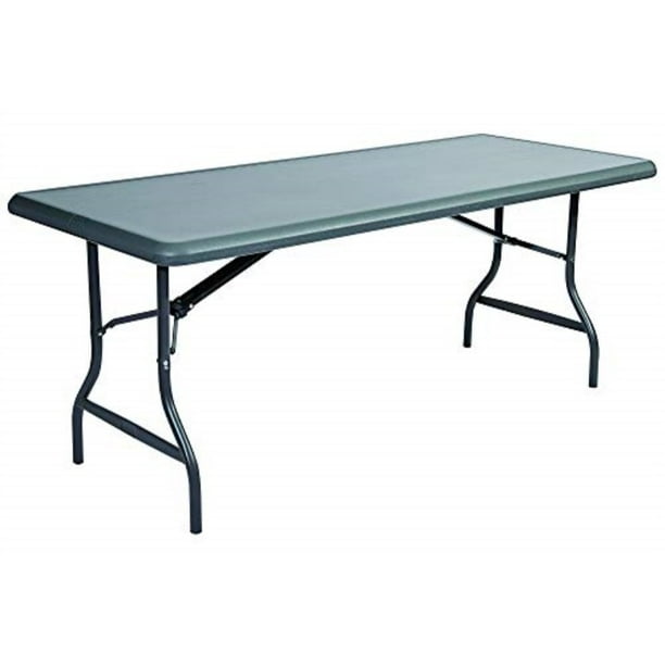 Iceberg Ice65227 Indestructable Too 1200 Series Steel Legs Plastic Folding Table 2000 Lbs Capacity 72 Length X 30 Width 29 Height Charcoal Com Steel Legs Plastic Folding Table, What Is The Width Of A Folding Table