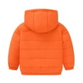 thumbnail image 3 of Toddler Boy Winter Coat,Boys Puffer Coat with Pocket Zipper Winter Hoodies Coat Warm Windproof Fashion Kids Warm Clothes Grils Winter Coats Size 1-2 Years, 3 of 3
