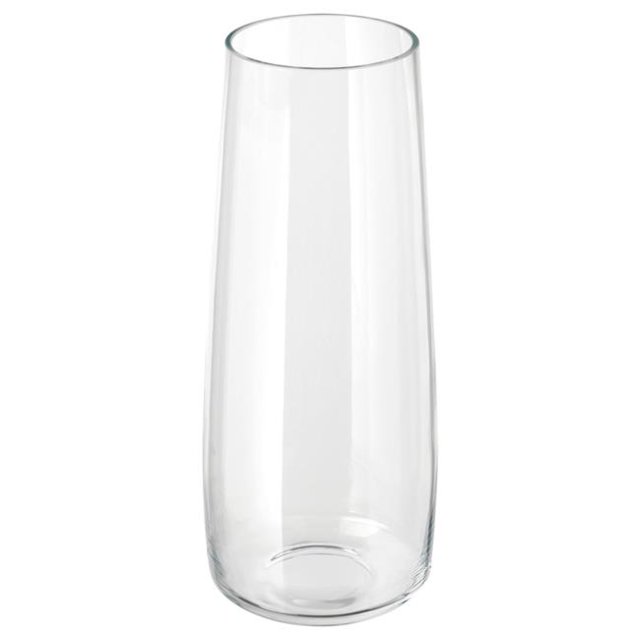Collection Grenade Rouge 1171-0 Vase Zen en Verre 18 Po