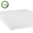 thumbnail image 3 of Ergo-Pedic ZenWave With CopperCell 3” Twin XL Cooling And Calming Gel Memory Foam Mattress Topper, Washable Cover, 3 of 6