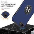thumbnail image 6 of Phone Case for iPhone 8 Plus / 7 Plus,[ Military Grade ] Drop Tested Protection Case with Magnetic Car Mount 360°Rotatable Ring Holder, 2-Layer Rugged Hybrid Hard PC Soft Rubber Cover, Blue, 6 of 7
