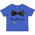 thumbnail image 3 of Inktastic Ring Bearer- black bow tie Boys or Girls Toddler T-Shirt, 3 of 5