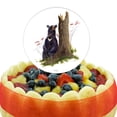 thumbnail image 5 of Acrylic Bear Sitting by Tree Cake Topper Party Decoration for Wedding Anniversary Birthday Graduation, 5 of 7