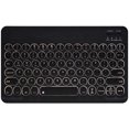thumbnail image 4 of Teclado Bluetooth con panel táctil, teclado inalámbrico portátil recargable para tableta Bluetooth con trackpad y retroiluminación de 7 colores, compatible con iPad, iPhone, iOS Android Windows (negro) JM teclado, 4 of 5