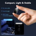 thumbnail image 2 of Wireless CarPlay Adapter for iPhone, Converts Wired to Wireless CarPlay Adapter, CarPlay Dongle Stick for Apple Wired CarPlay Cars & for iPhone 6 iOS 10+, USB & Type-C, for Gifts, Black, 2 of 10