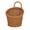 A, variant on Snmubt Mini Boho Rattan Basket Cube, 14x14x11cm, Imitation Wicker Wall Hanging Organizer, Small Countertop Decor for Kitchen Bathroom, Brown