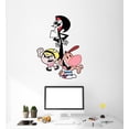 thumbnail image 2 of The Grim Adventures of Billy and Mandy Naughty Wall Art Decal Vinyl Sticker Home Decor Sticker Vinyl Mural Baby Kids Room Bedroom Nursery Kindergarten School House Design Peel and Stick 10x8 inch, 2 of 2