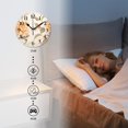 thumbnail image 4 of 10 Inch Wall Clock Battery Operated Silent Clock Decorative for Office, Kitchen, Outdoor, Living RoomWatercolor Iris Flower Painting Bright Yellow Colored Floral Beautiful, 4 of 4